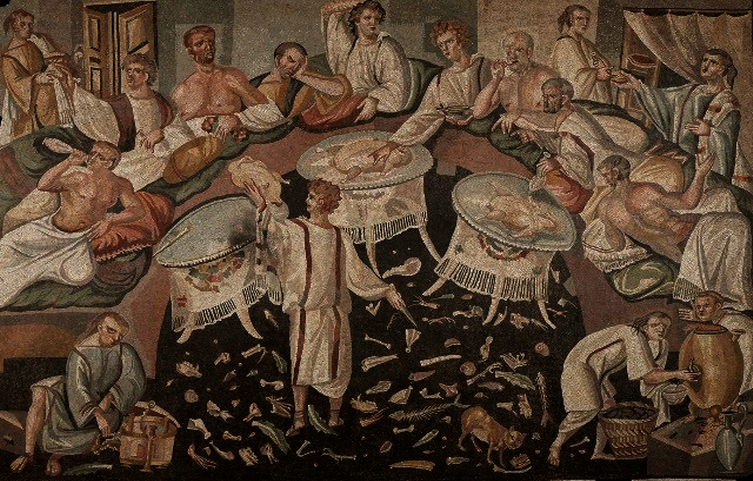 foto 2 de cdo los romanos comian tumbados sitio el legado de Clio | Medievallink