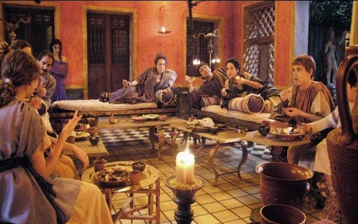 foto 4 de cdo los romanos comian acostados sitio youtube | Medievallink