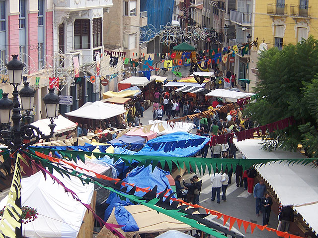 Mercado de Caravaca de la Cruz puestos | Medievallink