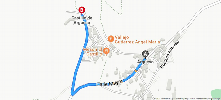 como llegar al CASTILLO DE ARgueso | Medievallink